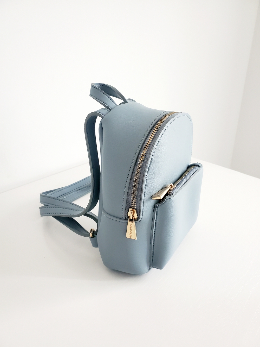 Compact Mini Backpack in Light Green - Picture 3 of 6